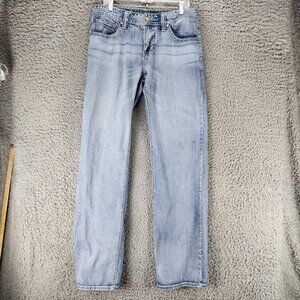 Rock & Roll Denim Jeans Mens 34x38 Blue Pistol Straight Leg *Read*